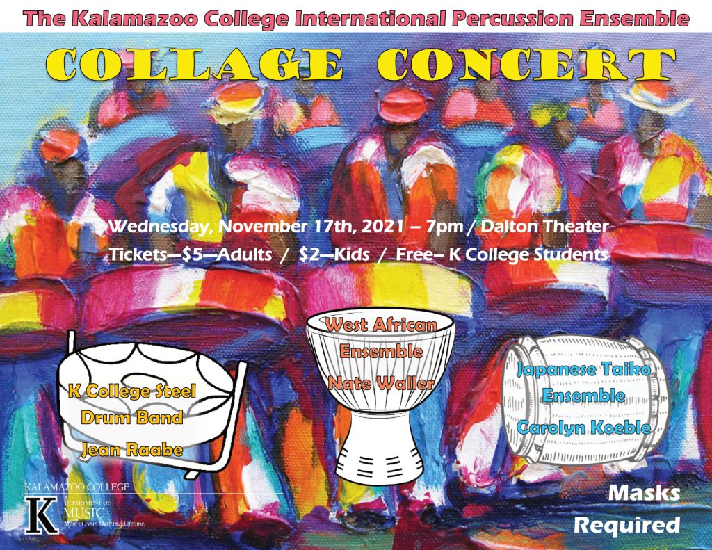 International Percussion Collage Concert poster